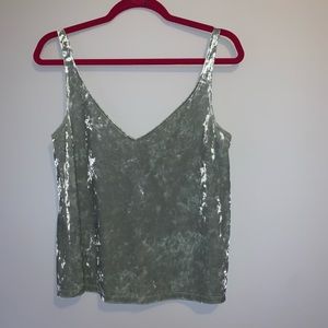 H&M Crushed Velvet Tank
